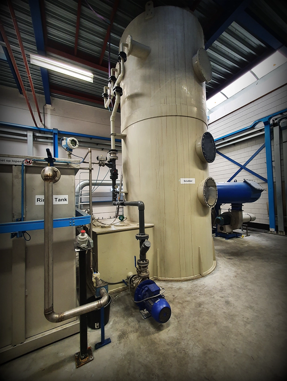 Aluminium Scrubber Installatie