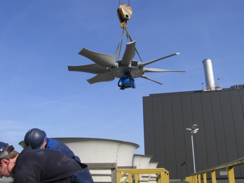 ventilatorblad koeltoren vernieuwen