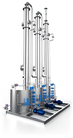 De verticale scrubber